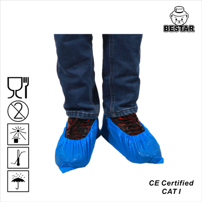 روکش کفش پلاستیکی آبی یکبار مصرف پزشکی زیست تخریب پذیر پوشش کفش CPE
