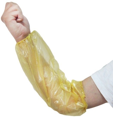 محافظ آستین 18 اینچی یکبار مصرف سفید پلی اتیلن برای بازوها